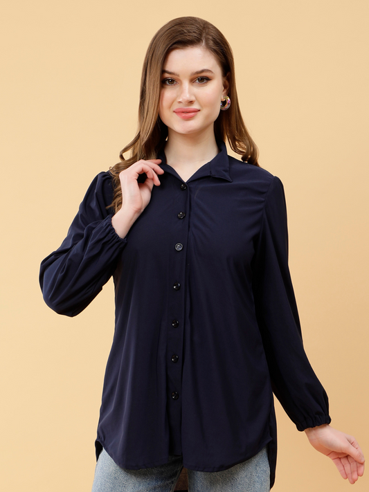 Indigo Long top