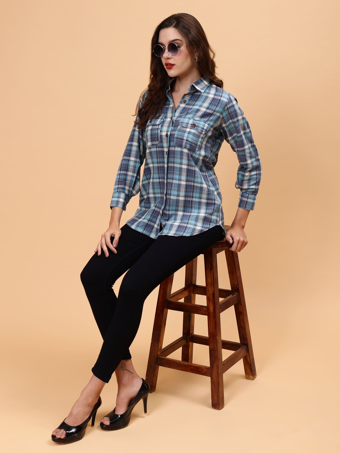 Tartan Checks Relaxed Fit Casual Shirt