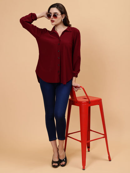 Cherry Long top