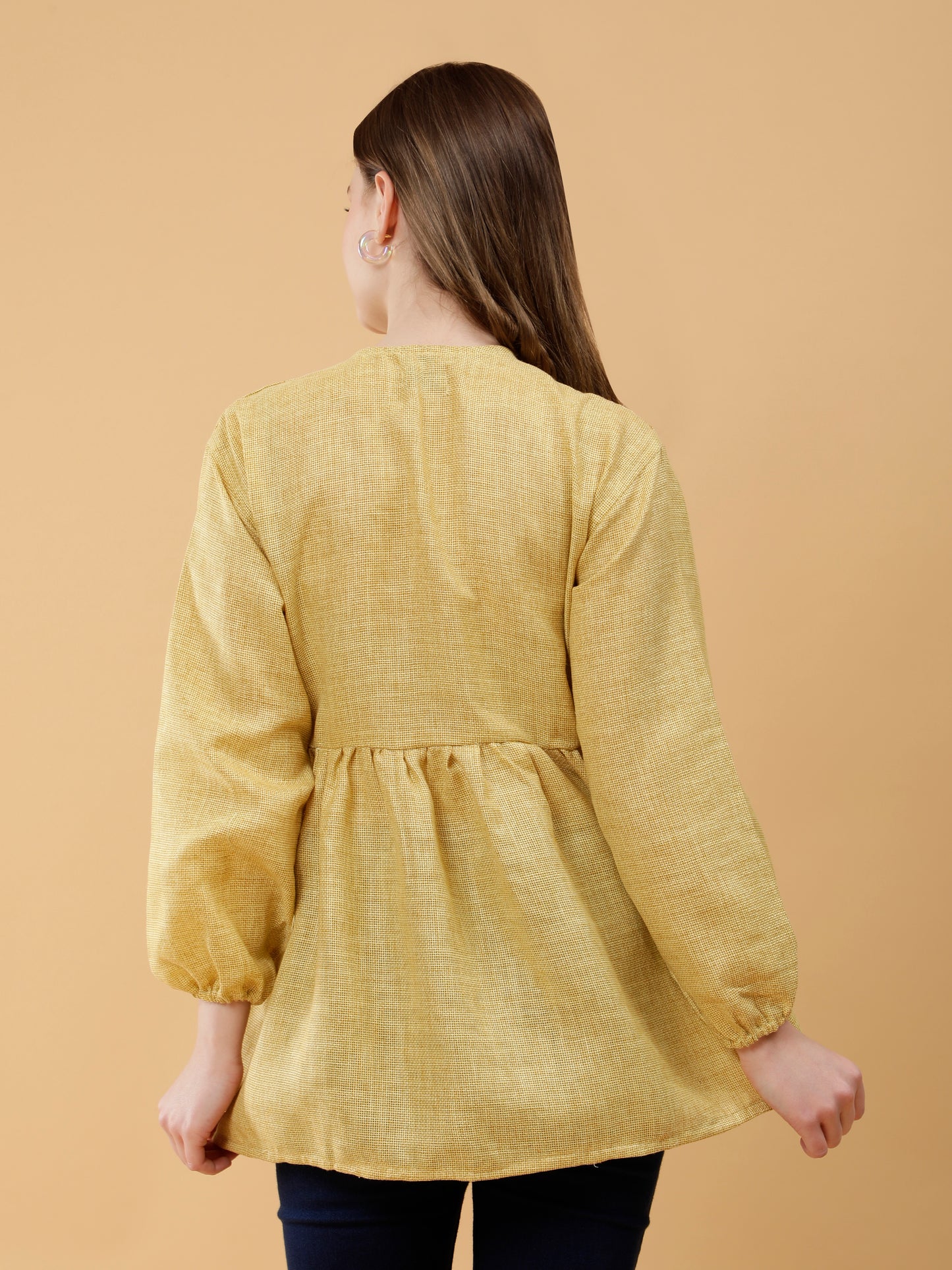 Earthly Elegance Mustard Top