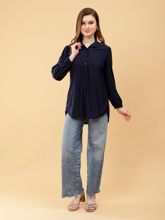 Indigo Long top