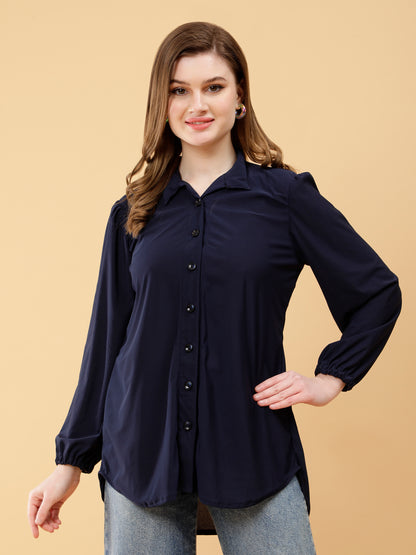 Indigo Long top