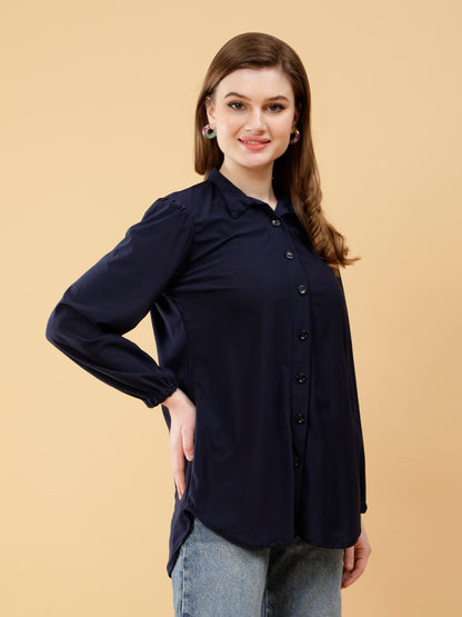 Indigo Long top