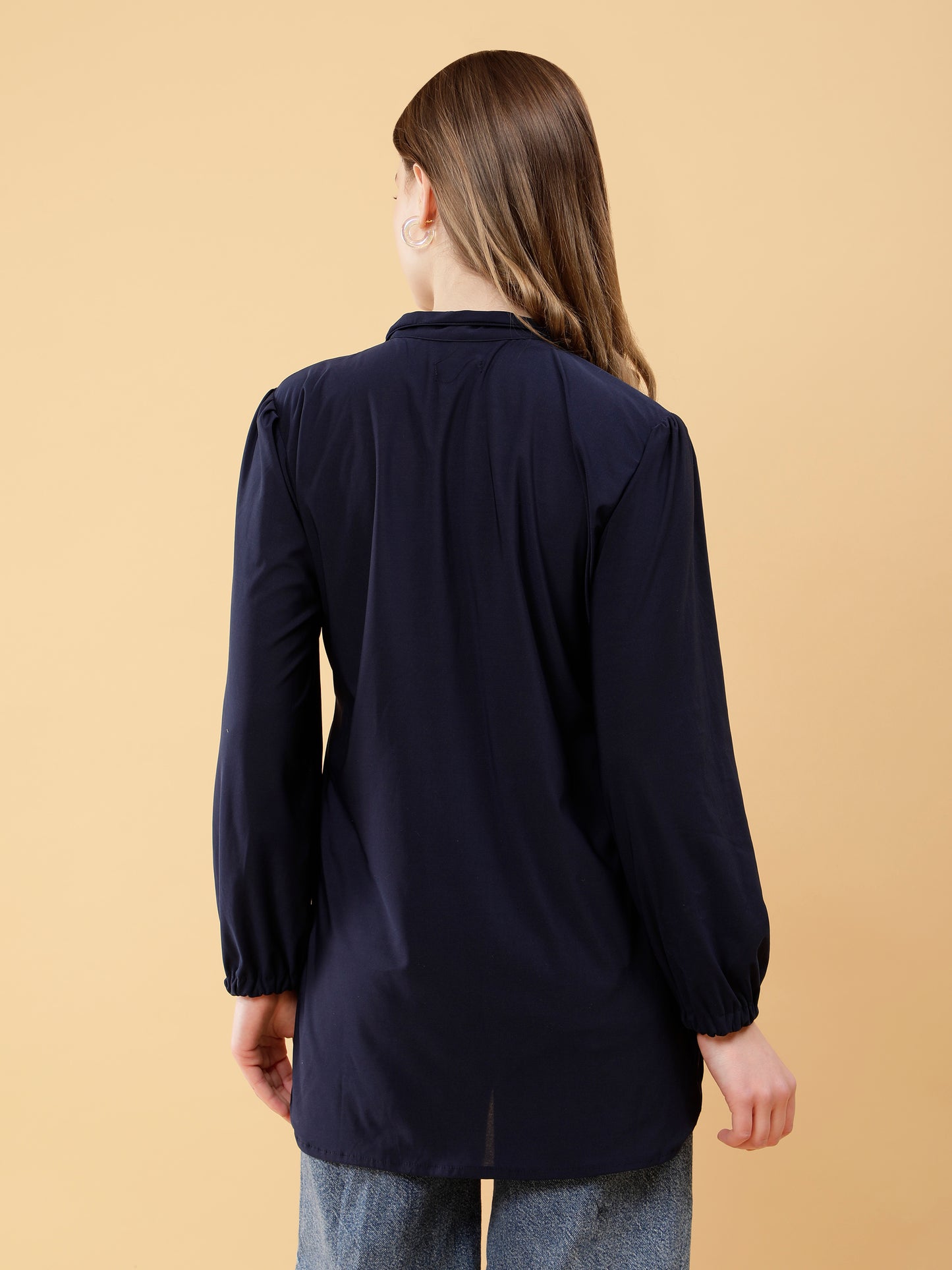 Indigo Long top