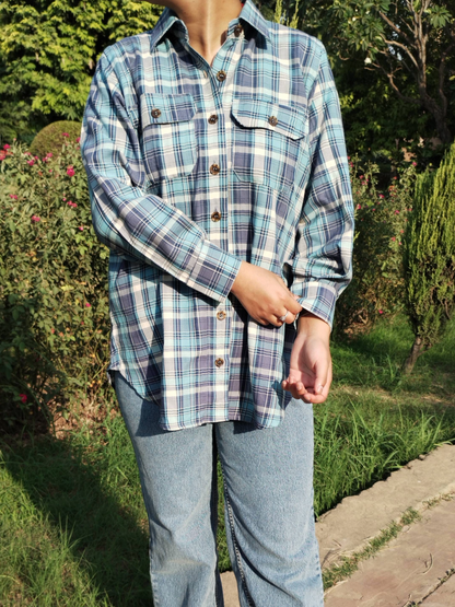 Tartan Checks Relaxed Fit Casual Shirt