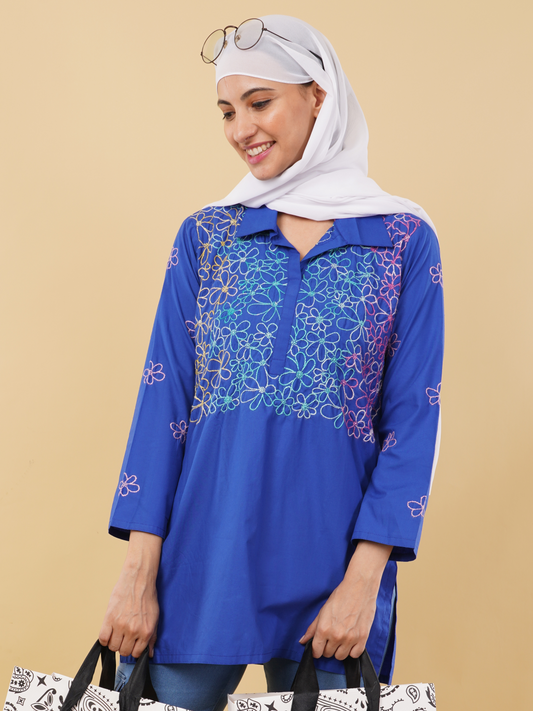 Indigo Handcrafted Kurti